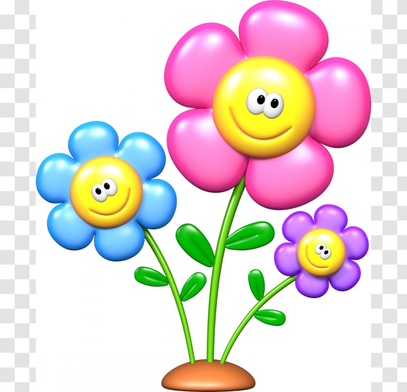 Smiley Image Clip Art Cut Flowers - Balloon Transparent PNG