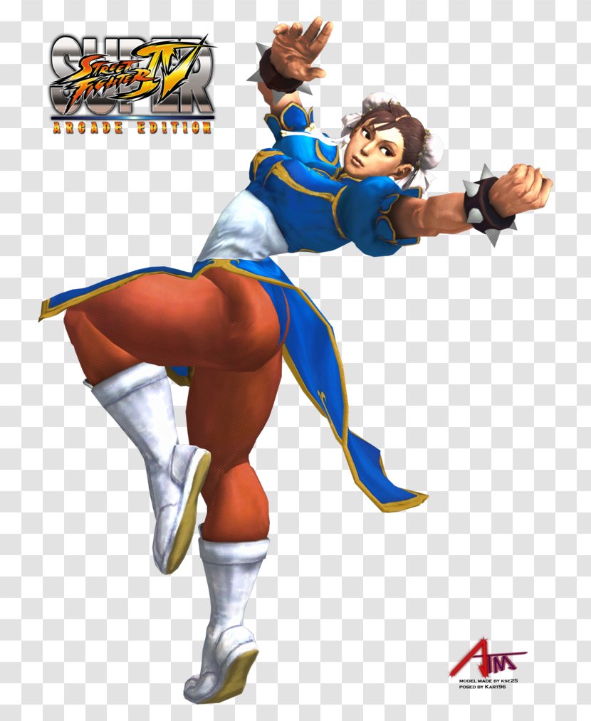 Super Street Fighter IV Chun-Li Fighting Game - Nintendo 3ds Transparent PNG