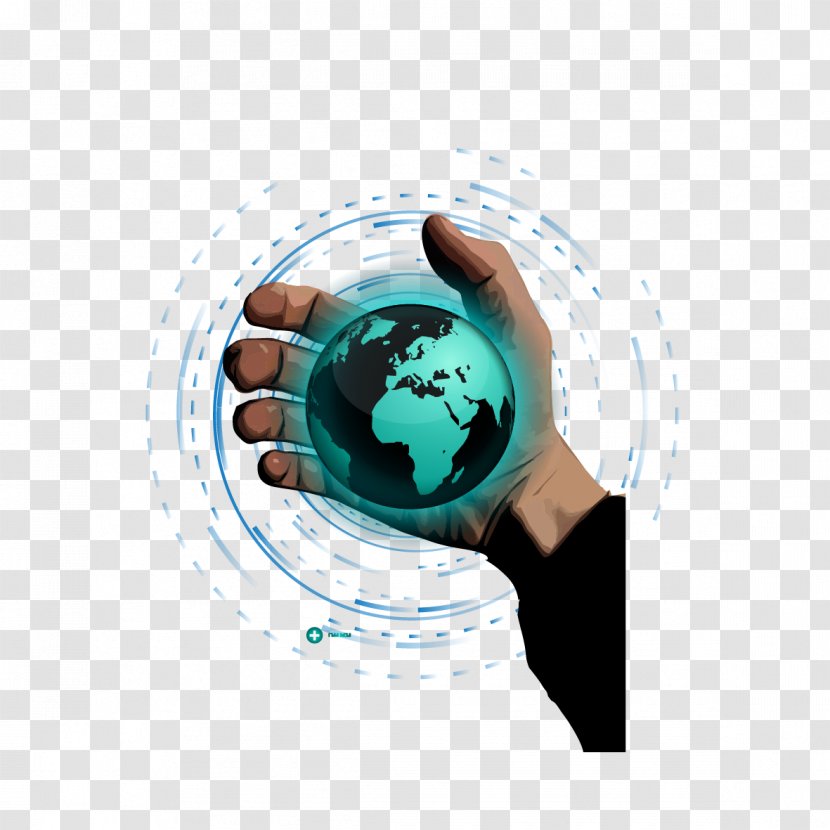 Vector Texture Of Science And Technology Earth - Drawing - Royaltyfree Transparent PNG