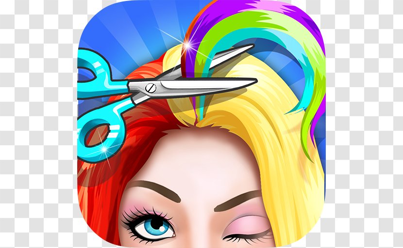 Hair Salon Game Magic Descendants Good Vs. Bad App Store Fashion Doll - Watercolor - Crazy Dentist Clinic Transparent PNG
