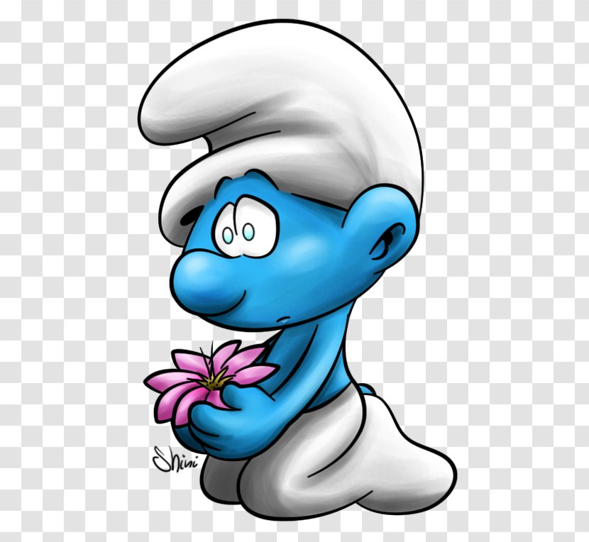 Vanity Smurf Smurfette Clumsy The Smurfs Drawing - Watercolor - Heart Transparent PNG