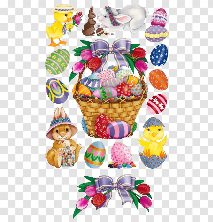 Easter Bunny Egg Basket Walt Disney's Grandpa - Christmas Transparent PNG