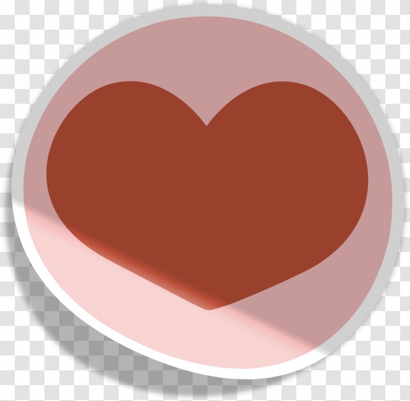 Paper Peach Aviation Red Material - Heart Transparent PNG