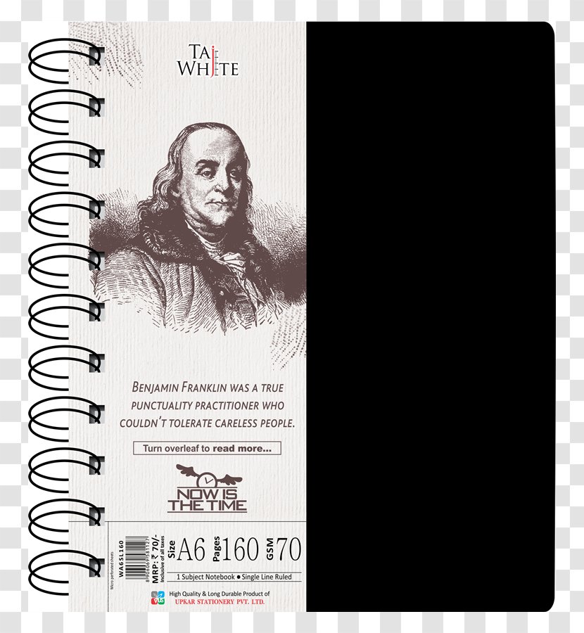 Taj-White Wire-O Notebook A5 Standard Paper Size Taj White Poster - My Writing Cover Transparent PNG