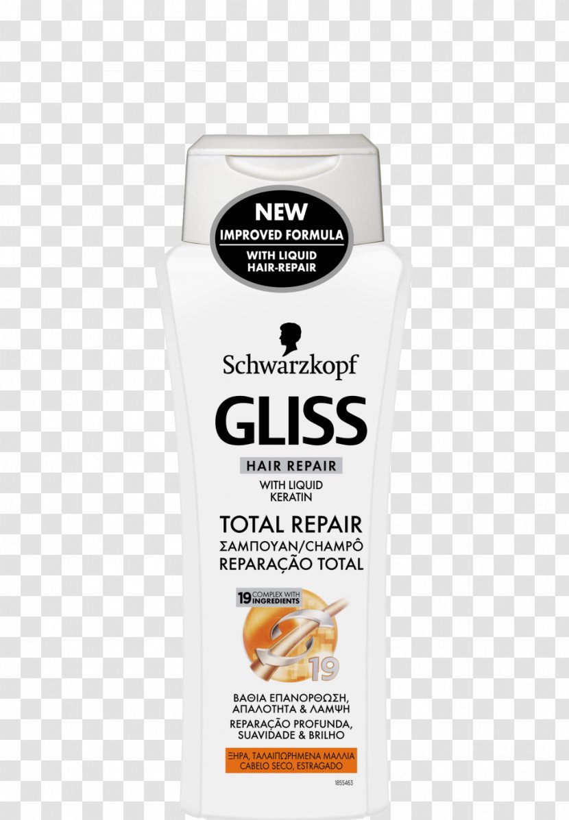 Schwarzkopf Gliss Ultimate Repair Shampoo Hair Conditioner - Care Transparent PNG