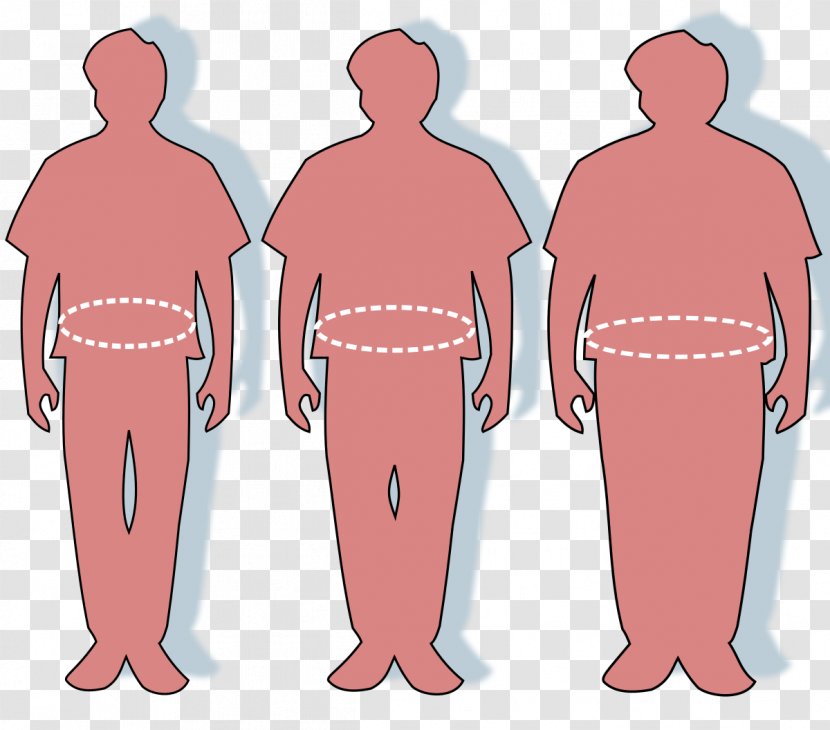 Waist-to-height Ratio Abdominal Obesity Adipose Tissue Health - Cartoon - Fat Man Transparent PNG