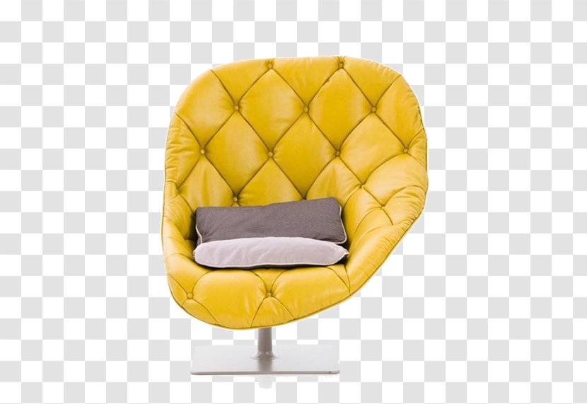 Wing Chair Couch Moroso Spa Furniture - Textile - Yellow Soft Armchair Transparent PNG