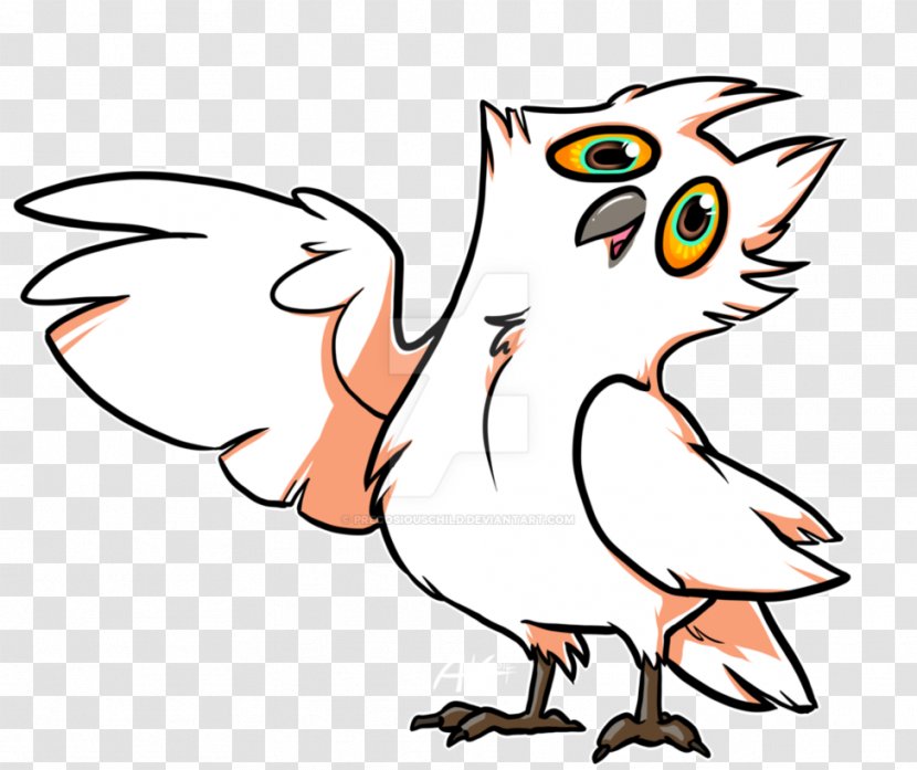Bird Line Art Owl - Animal Figure - Cartoonic Transparent PNG