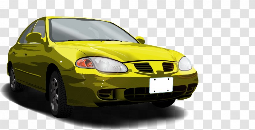 Sports Car Classic - Automotive Lighting - Green Yellow Mercedes Transparent PNG
