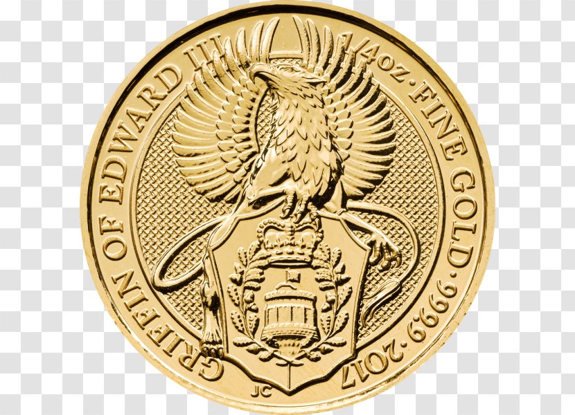 Bullion Coin The Queen's Beasts One Pound Gold Transparent PNG
