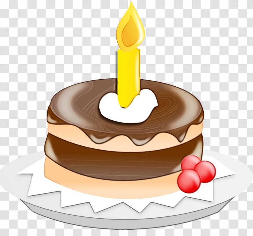 Birthday Cake - Paint - Cuisine Baked Goods Transparent PNG