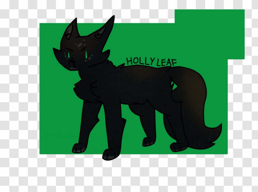Schipperke Black Cat Dog Breed - Cartoon - Holly Leaf Transparent PNG