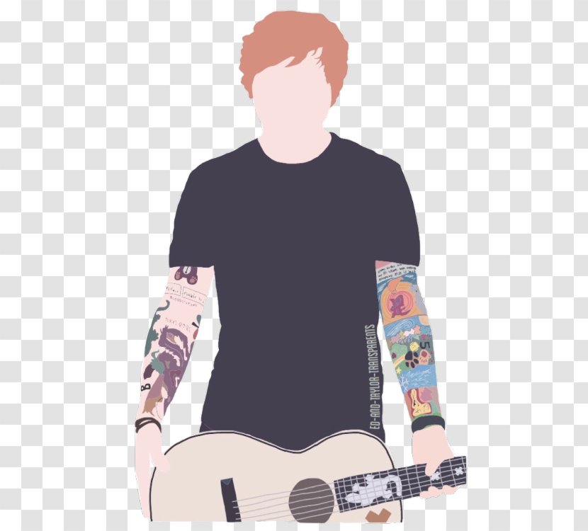 Sleeve Tattoo Acoustic Guitar Drawing - String Instrument Accessory - Excited Transparent PNG