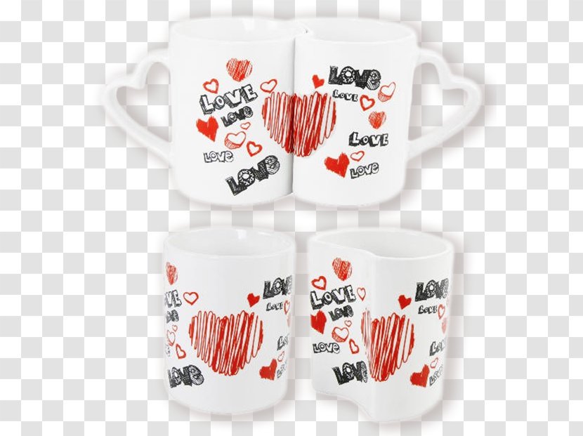 Coffee Cup Mug Ceramic Love - Tableware Transparent PNG