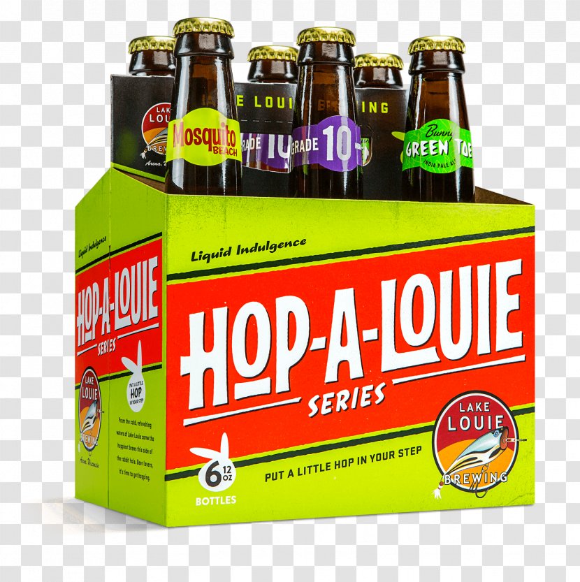 Beer Bottle Lake Louie Brewing Brewery Transparent PNG