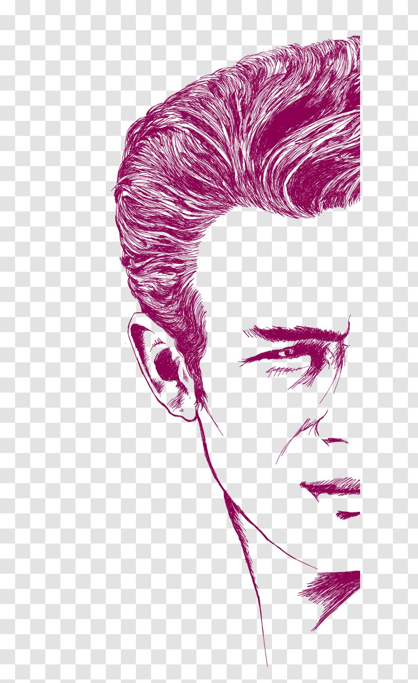 Nose Drawing Hair Coloring - Ear - James Dean Transparent PNG