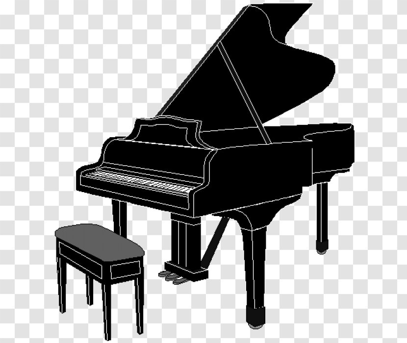 Clip Art Piano Openclipart Vector Graphics Free Content - Keyboard Transparent PNG