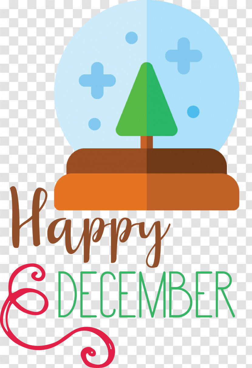 Happy December Winter Transparent PNG