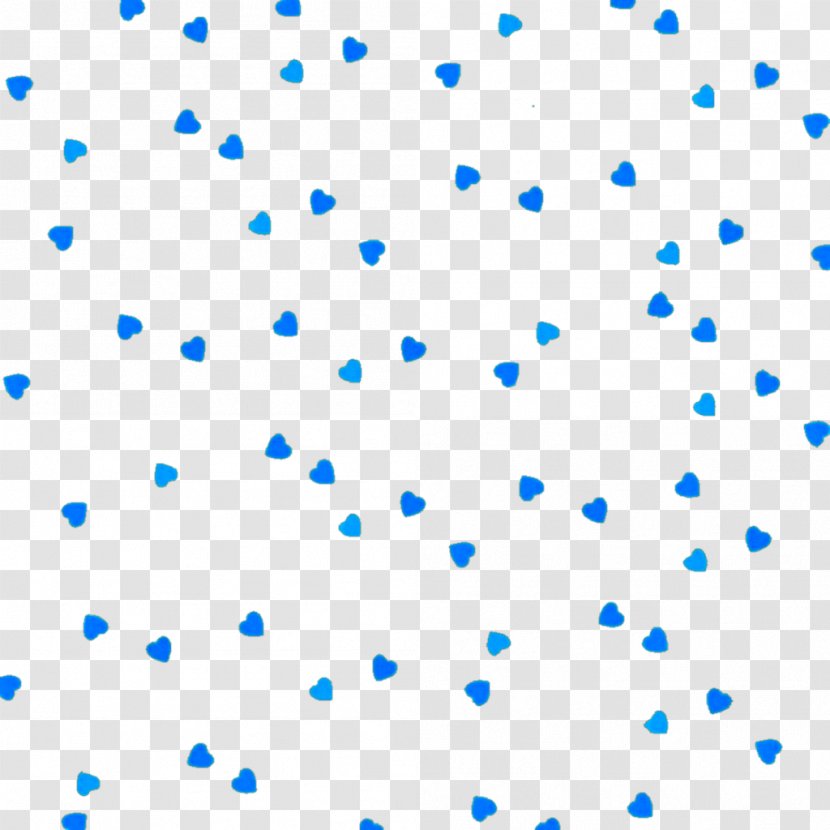 Heart Emoji Background - Blue Hearts - Electric Transparent PNG