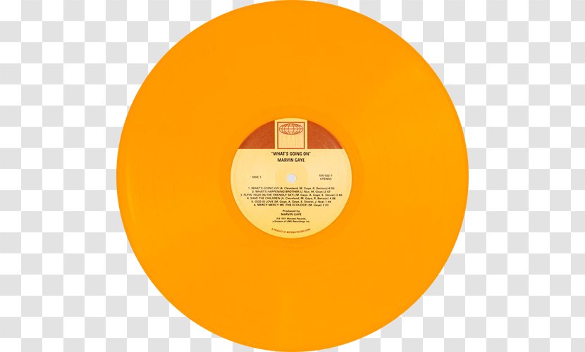 What's Going On Phonograph Record Album Picture Disc Compact - Motown - Yellow Transparent PNG