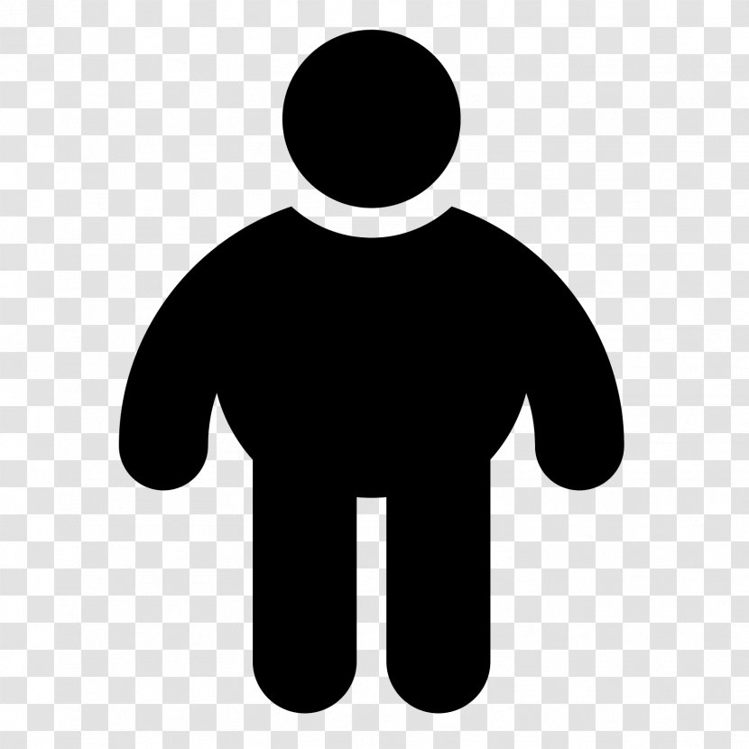Download - Black And White - Man Icon Transparent PNG