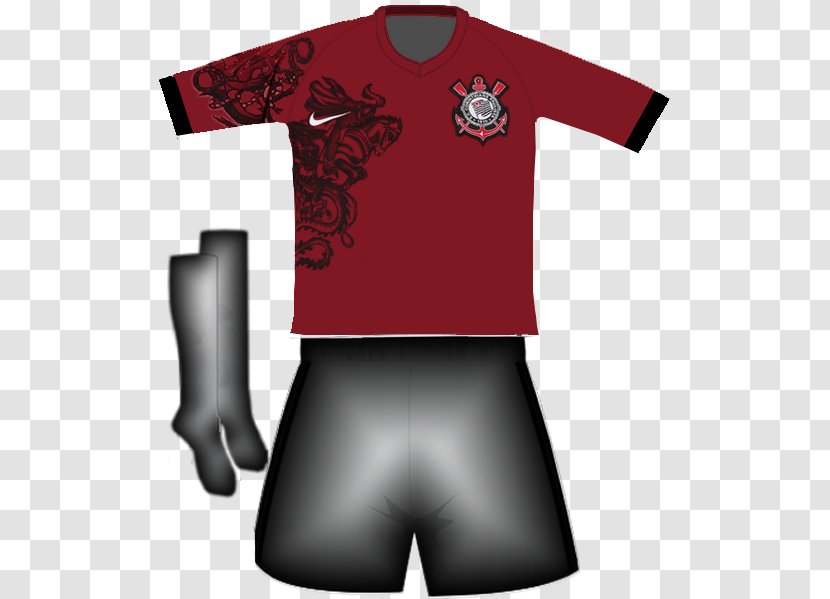 Evolução Dos Uniformes Do Sport Club Corinthians Paulista Arena Copa Libertadores - Football - Shirt Transparent PNG
