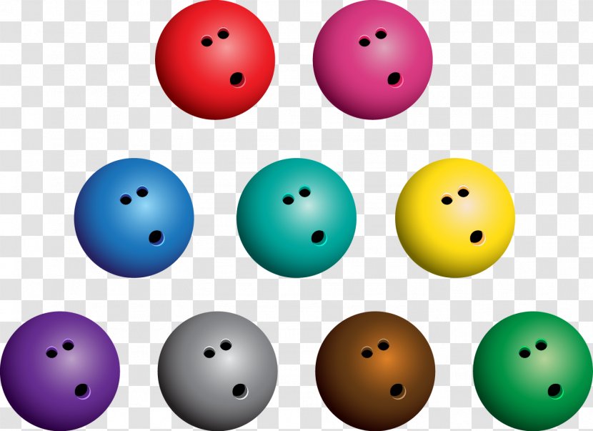 Bowling Ball Ten-pin - Poster - Vector Transparent PNG