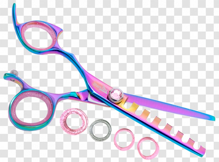 Scissors Hair-cutting Shears Shark Tooth - Fin Transparent PNG