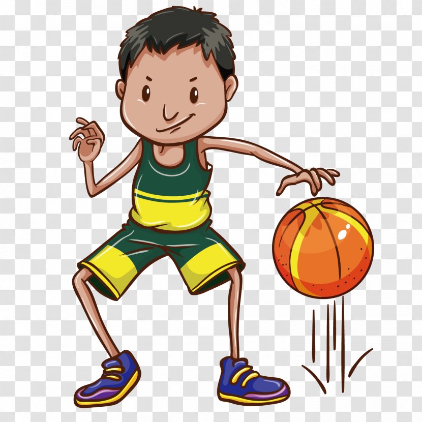 Basketball Drawing Clip Art - Watercolor - Boy Transparent PNG