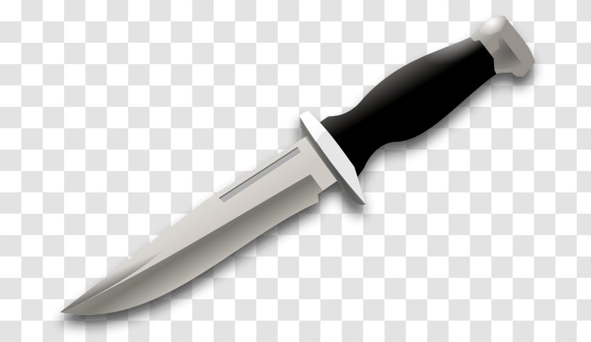 Chef's Knife Clip Art - Cold Weapon - Hunting Transparent PNG