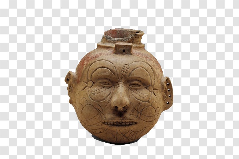 Moche Culture Mississippian United States Ceramic Xd6tzi - Statue Head Container Transparent PNG