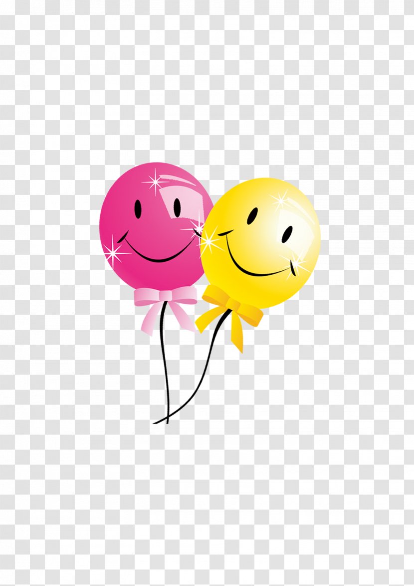 Smiley Balloon - Cartoon Transparent PNG