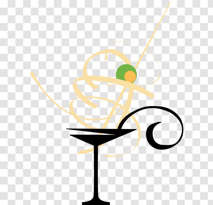 Martini Champagne Cocktail Glass Clip Art - Scalable Vector Graphics - Image Transparent PNG
