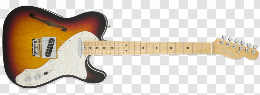 Fender Telecaster Thinline Stratocaster Guitar Musical Instruments - Acoustic Electric Transparent PNG
