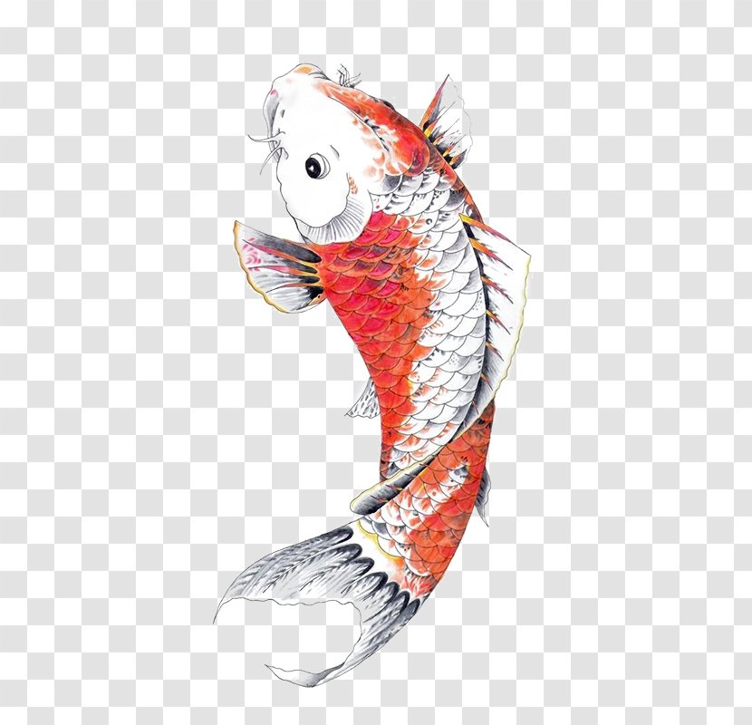 Goldfish Drawing Butterfly Koi Tattoo - Cell Phone Usage Transparent PNG