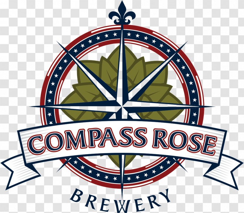 Compass Rose Brewery Beer Stout Ale Brice's Brewing Company - Area - Maywood Transparent PNG