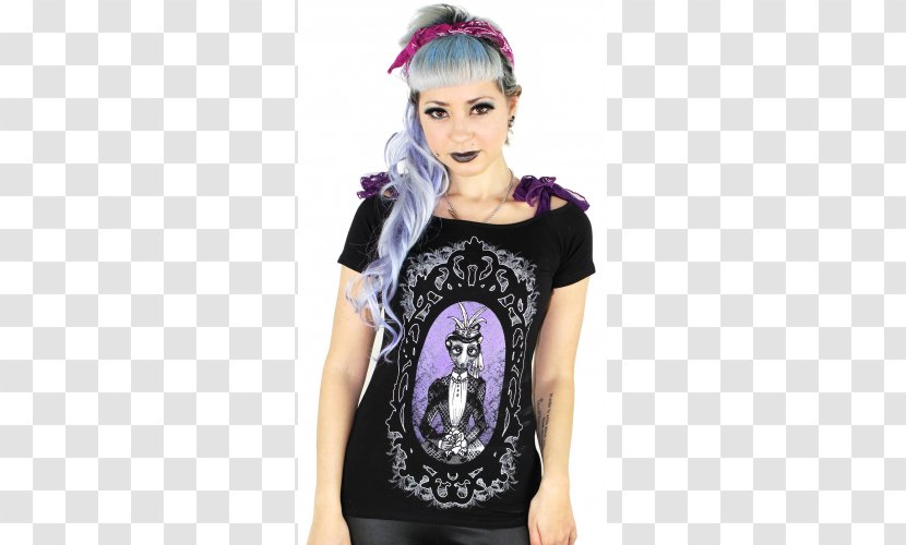 T-shirt Gothic Fashion Clothing Dress - Shoulder - Too Fast Transparent PNG