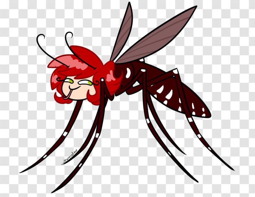 Mosquito Insect Pollinator Cartoon Clip Art - Wing Transparent PNG