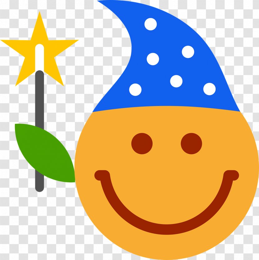 Magician Wand Clip Art - Smiley - Emoji Transparent PNG