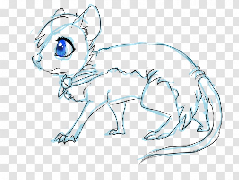 Whiskers Cat Hare Dog Sketch - Fictional Character Transparent PNG