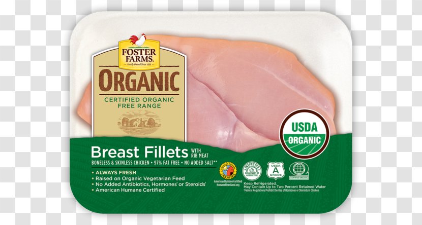 Chicken As Food Foster Farms Organic Meat - Packaging And Labeling - Farming Transparent PNG