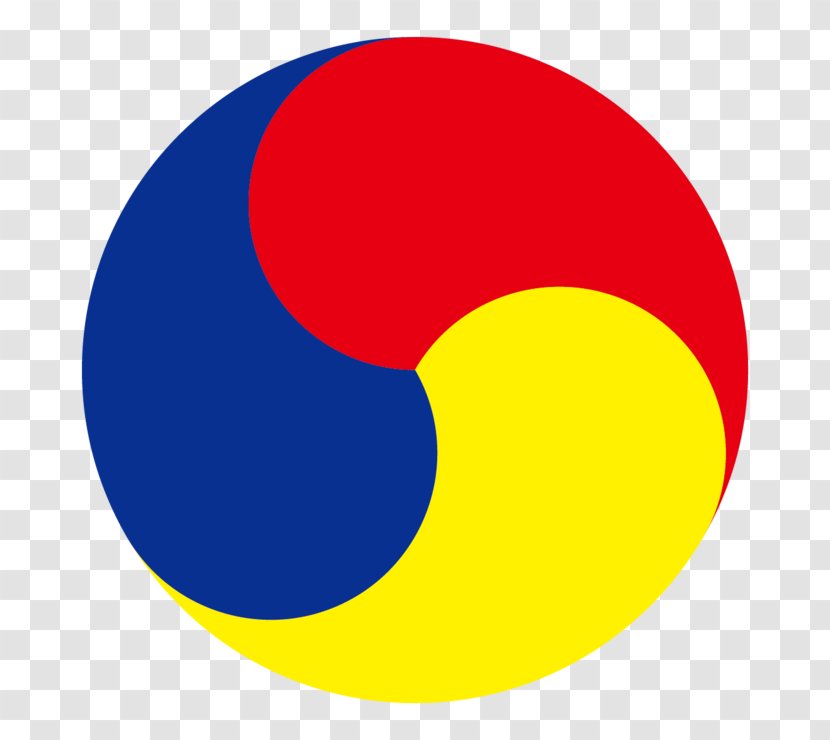 Taegeuk Symbol South Korea Trois Talents - Yellow - Folk Transparent PNG