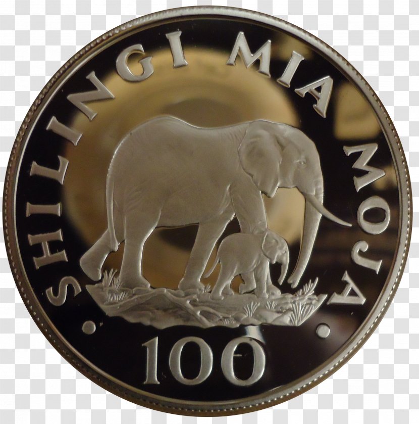 Elephant Coin Silver Money Currency - Animal Transparent PNG
