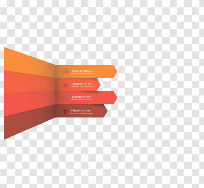 Graphic Design Brand Pattern - Orange - PPT Material Transparent PNG