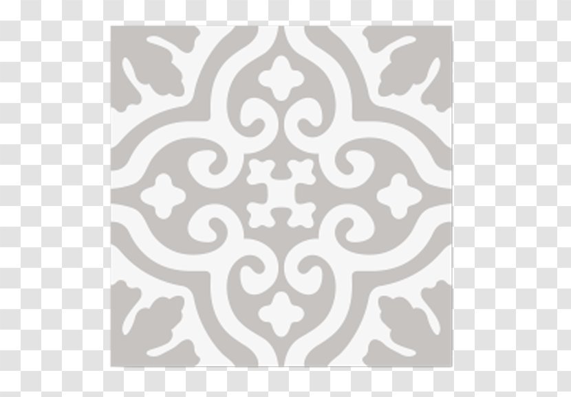 Encaustic Tile Cement Glass Pattern - Wall Decal - Ceramic Transparent PNG