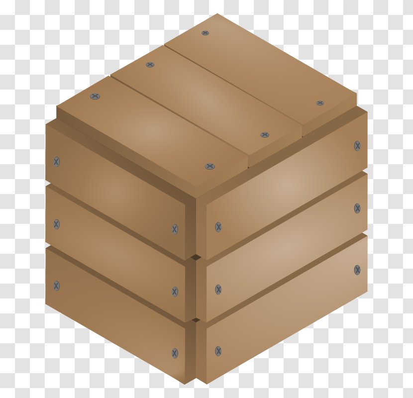 Wooden Box Crate Clip Art Transparent PNG