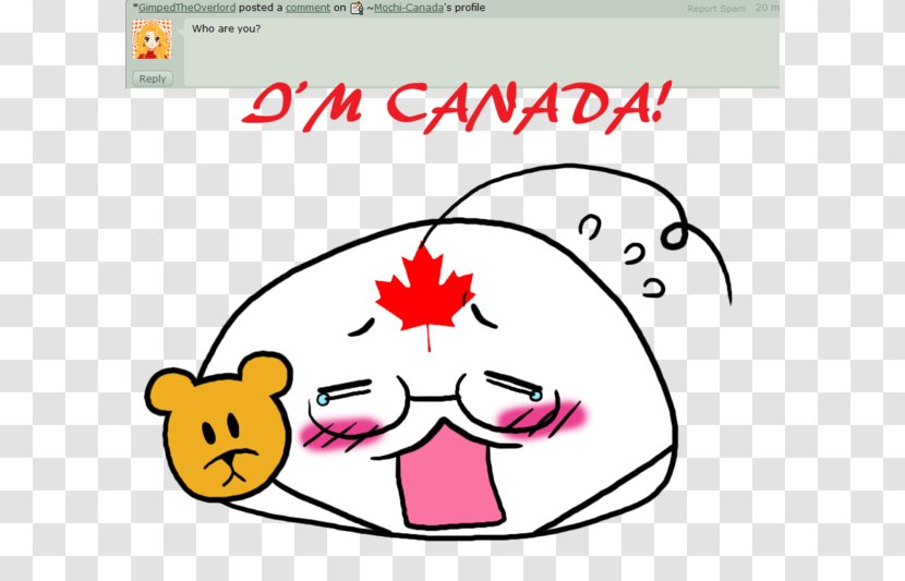 Canada Mochi Digital Art Image Clip - Watercolor Transparent PNG