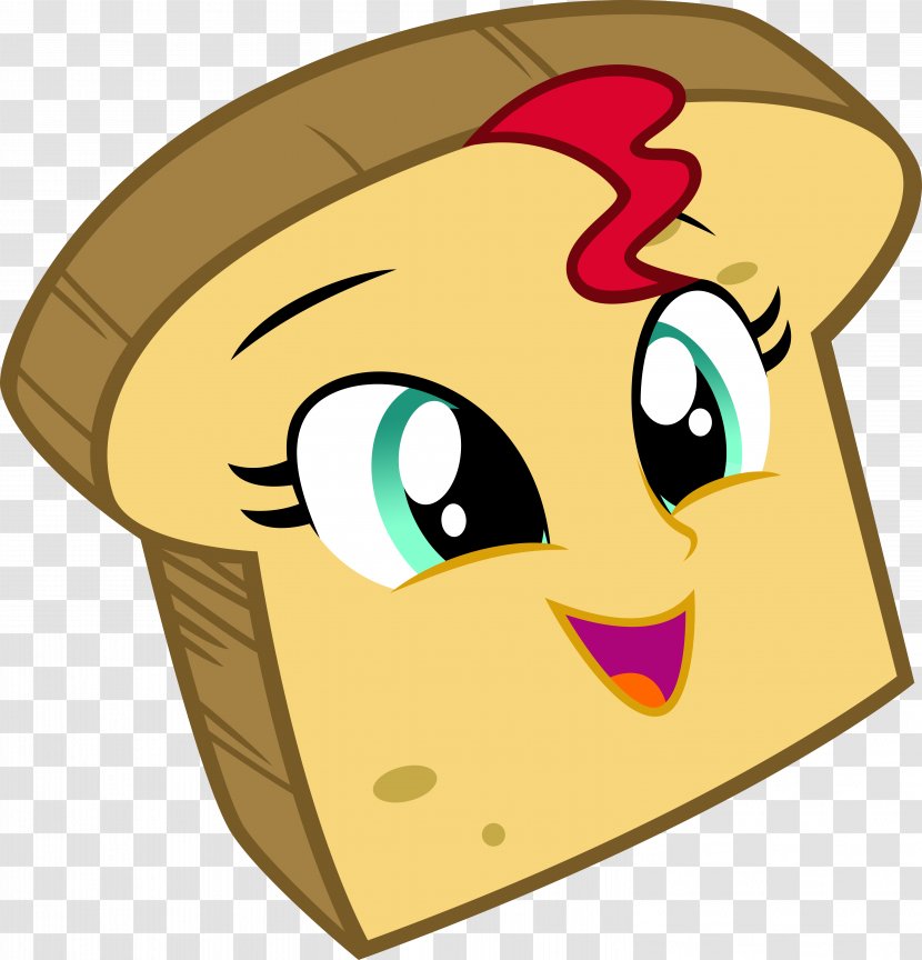 Sunset Shimmer Toast Bread Cartoon Clip Art Transparent PNG