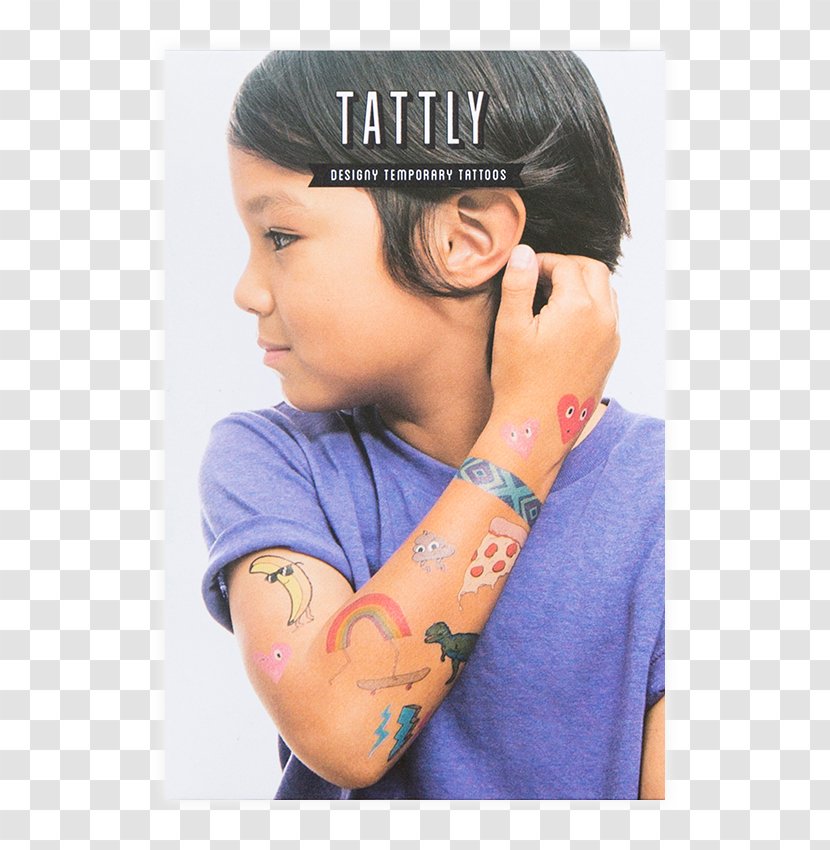 Tattly Child Tattoo Gift - Forehead Transparent PNG