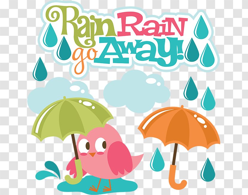 Rain Go Away Cloud Clip Art - Weather - Blessing Day Transparent PNG